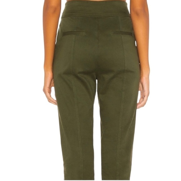 NWOT Revolve L'Academie Foley High Waist Lace-up Pants Green Size XS - Picture 4 of 11